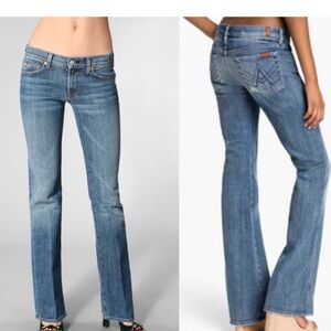 Y2K 7 for all Mankind A Pocket Boot Jeans. Women's Size 29. Dark Wash. EUC $42